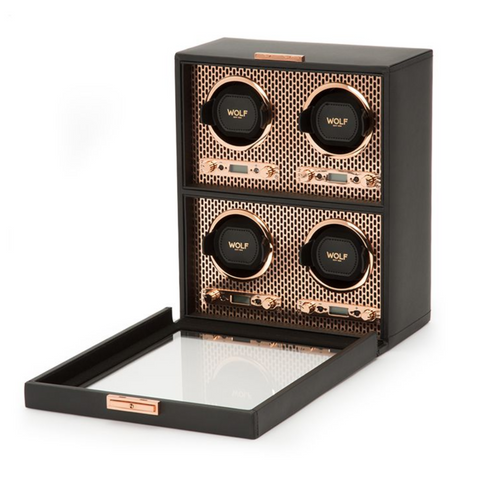 WOLF AXIS 4PC WATCH WINDER - COPPER*