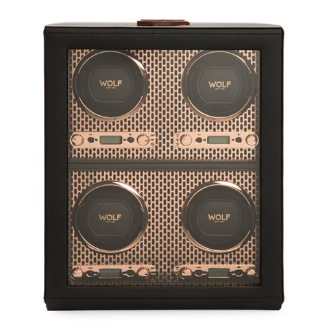 WOLF AXIS 4PC WATCH WINDER - COPPER*