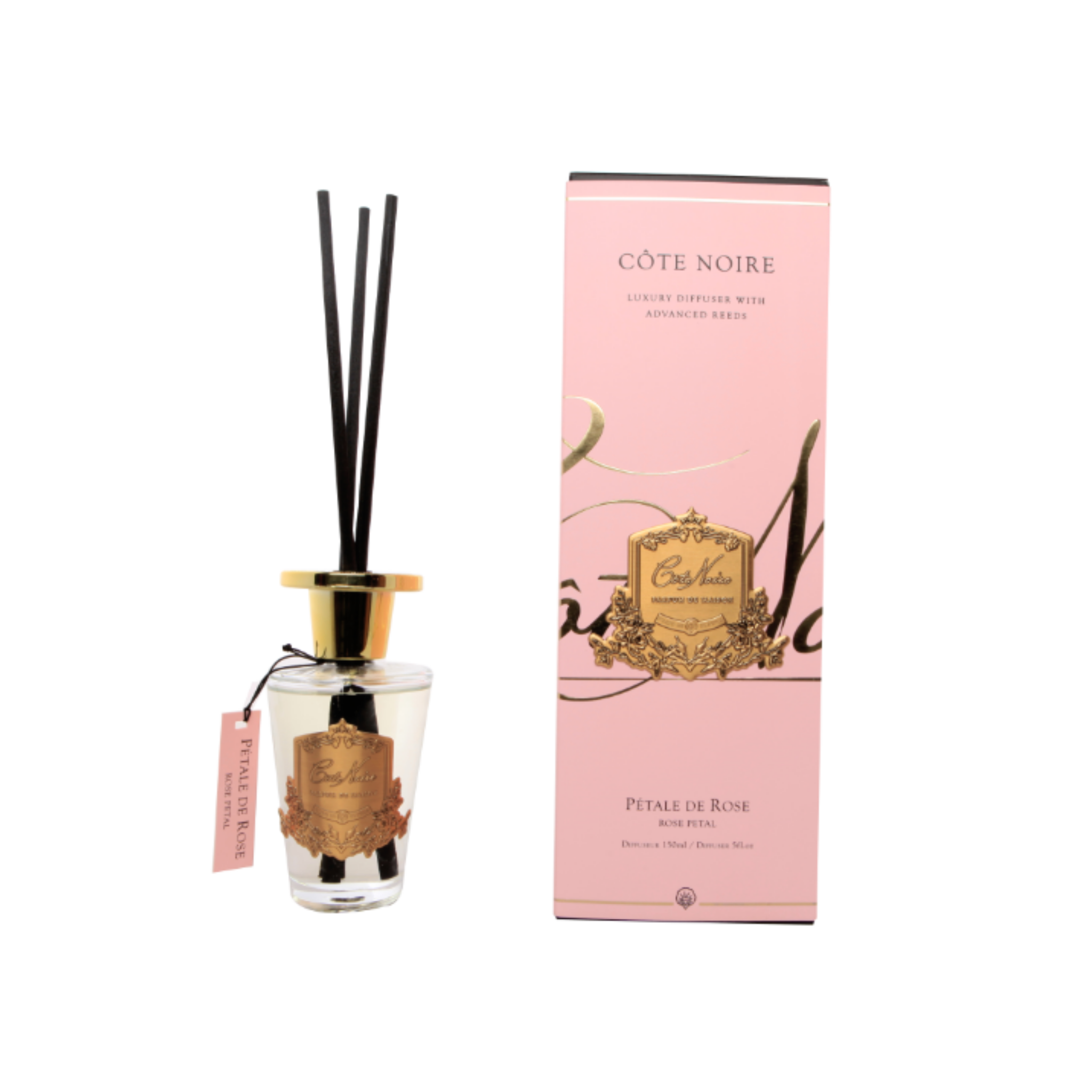 ROSE PETAL DIFFUSER SET - COTE NOIRE