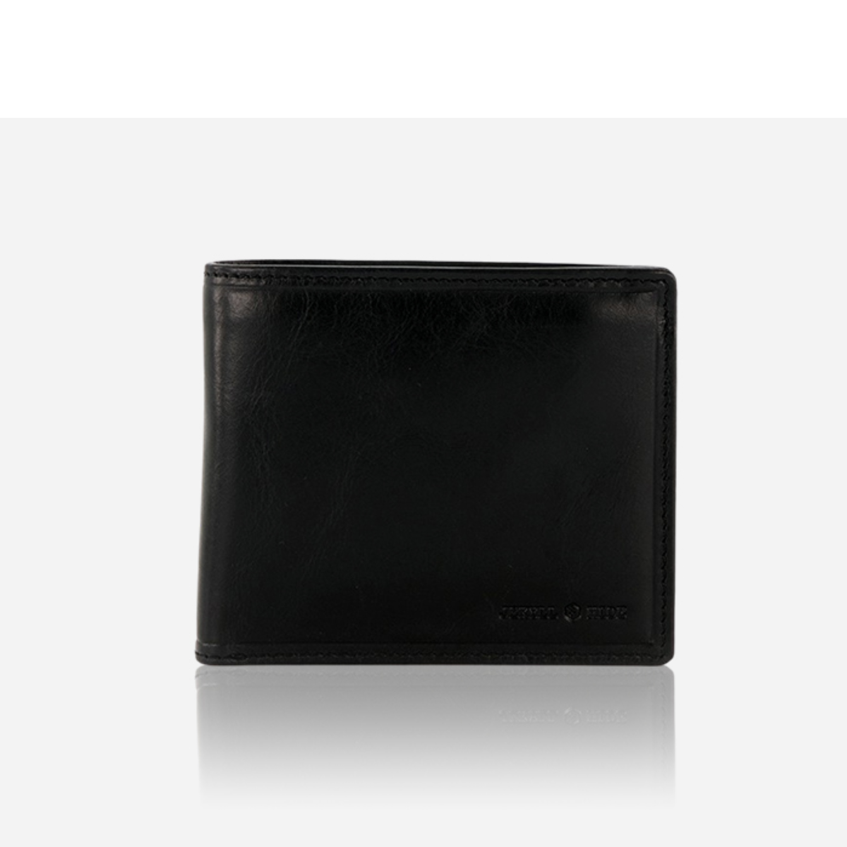 JEKYLL & HIDE MEDIUM BILLFOLD WALLET WITH COIN - OXFORD BLACK