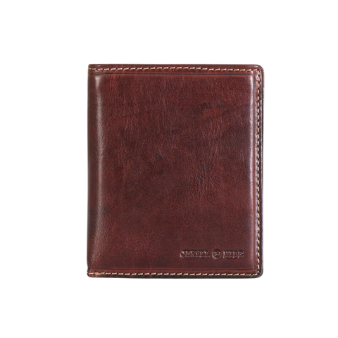 JEKYLL & HIDE LARGE BILLFOLD WALLET WITH ID WINDOW - OXFORD COFFEE