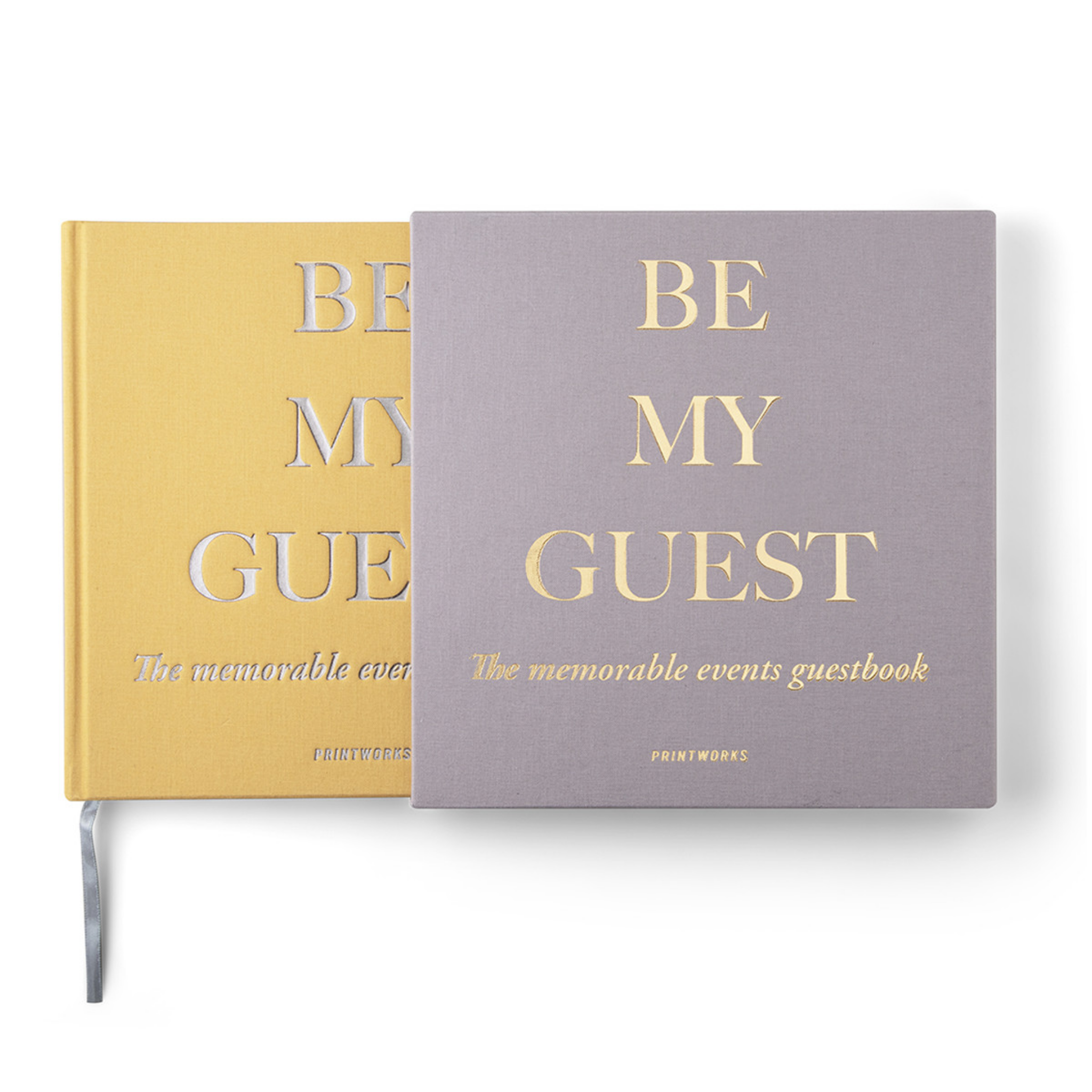 GUEST BOOK BEIGE YELLOW - PRINTWORKS