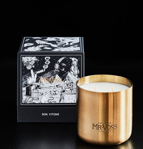 MR VOSS DOUBLE WICK CANDLE - DON VITONE