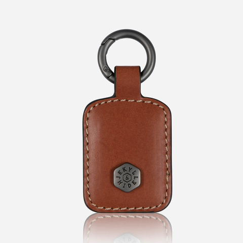 JEKYLL & HIDE LEATHER KEYRING - TEXAS CLAY