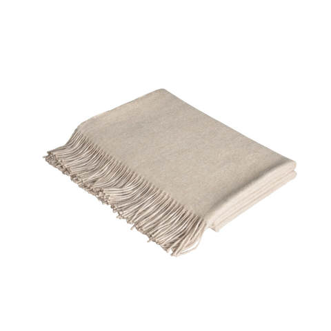 ALPACA THROW - CASHEW