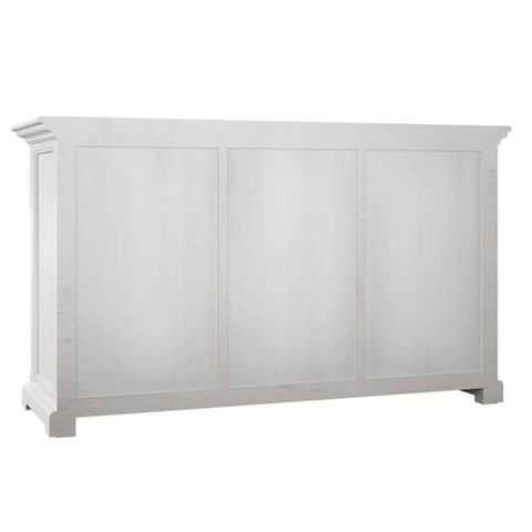 PROVENCE 3 DRAWER MAHOGANY SIDEBOARD - WHITE*