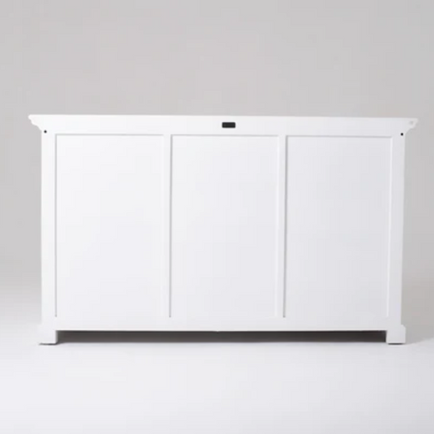 PROVENCE 3 DRAWER MAHOGANY SIDEBOARD - WHITE*