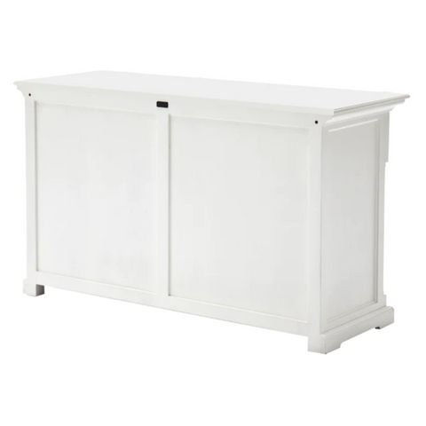 PROVENCE 2 DRAWER MAHOGANY SIDEBOARD - WHITE