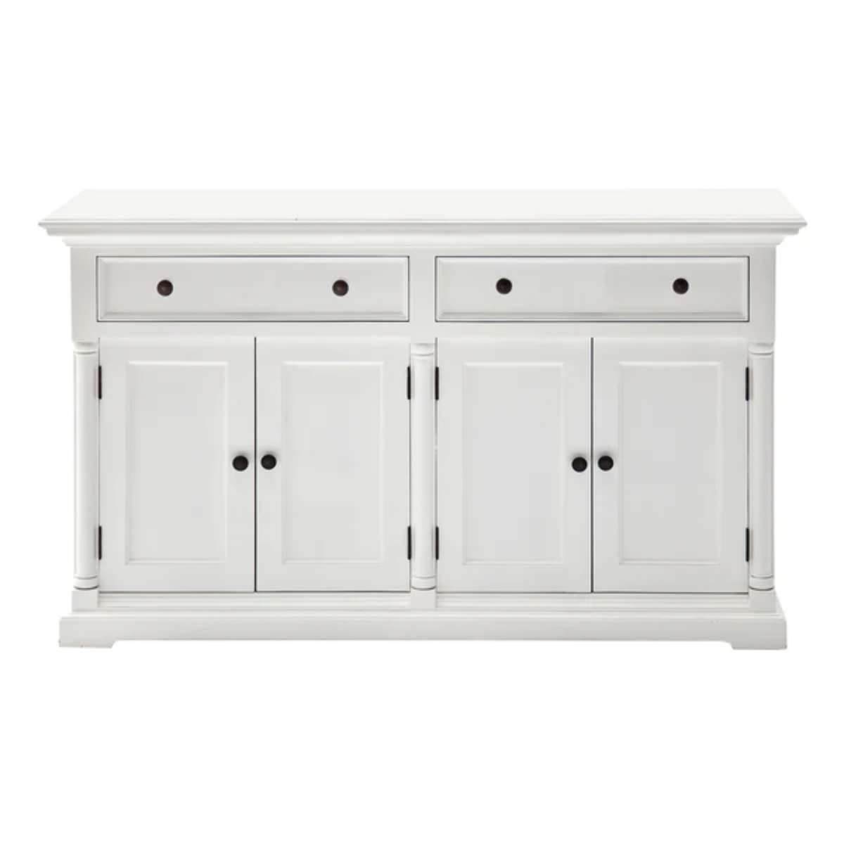 PROVENCE 2 DRAWER MAHOGANY SIDEBOARD - WHITE