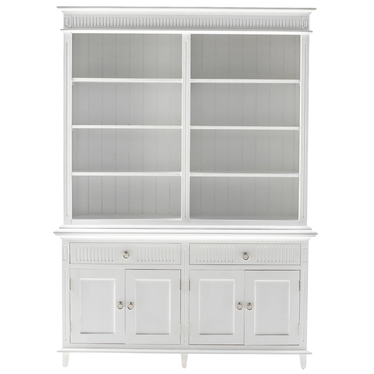 SKANDI HUTCH BOOKCASE UNIT - CLASSIC WHITE