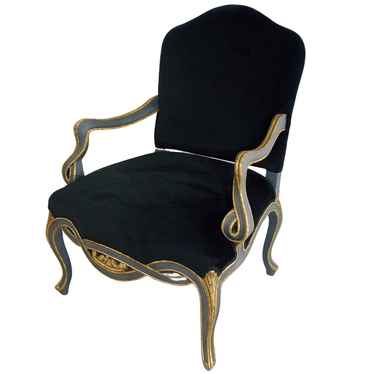 MANHATTAN AVENUE FRENCH NOIR OCCASIONAL CHAIR