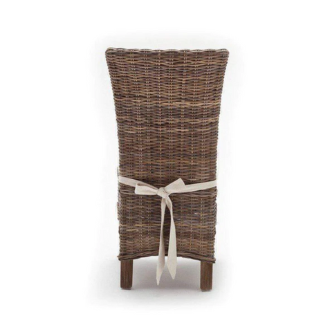 SALSA KUBU RATTAN DINING CHAIR  (SET 2) - NATURAL