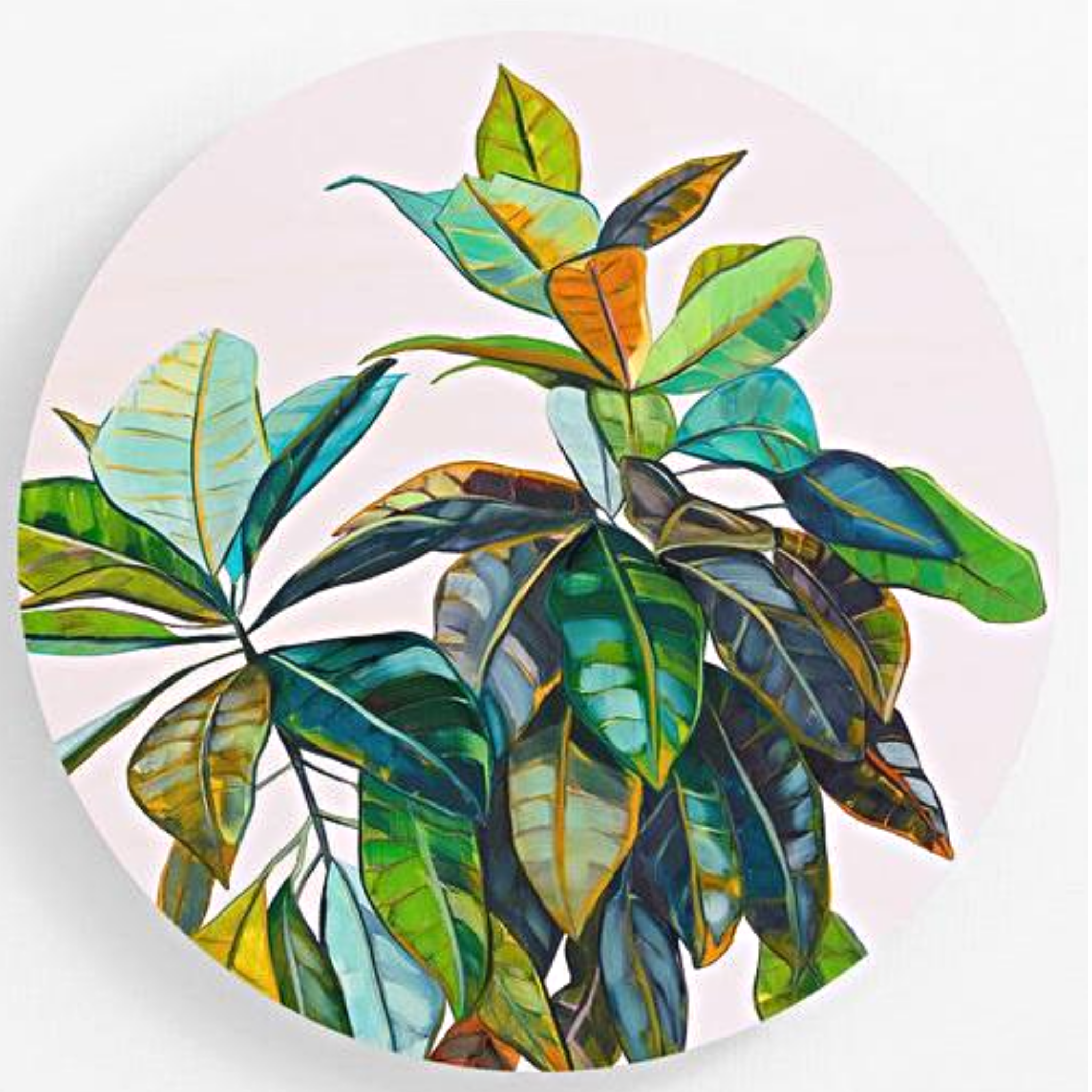 'CROTON' BIRCH PLYWOOD PRINT - LIMITED EDITION - KATE JARMAN