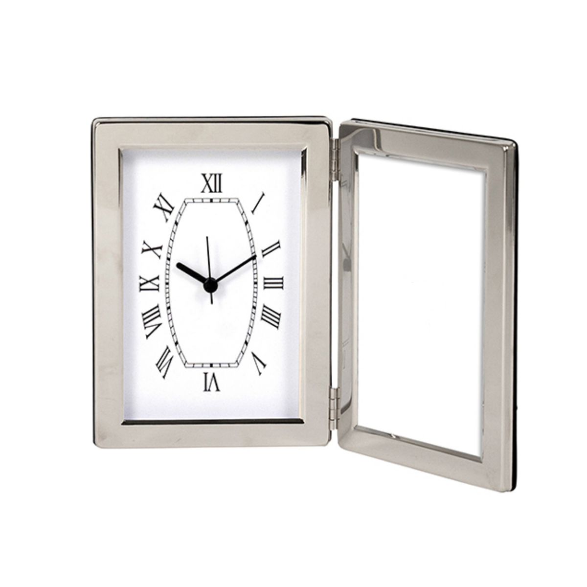 CASA METAL SILVER CLOCK FRAME - MEDIUM