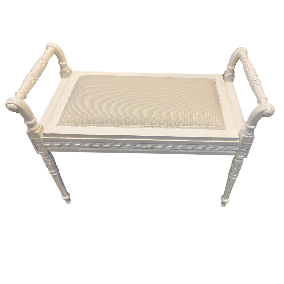 AMELIE WHITE FRENCH STYLE  BENCH