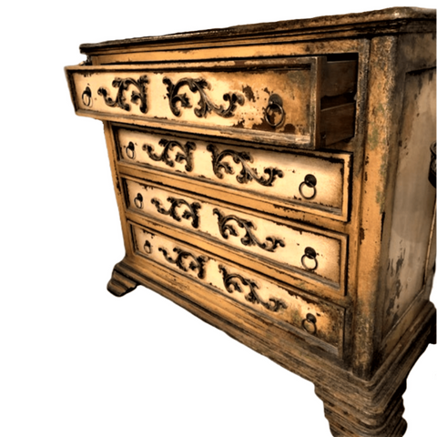 FRENCH STYLE HANDCRAFTED CHEST - 4 DRAWERS
