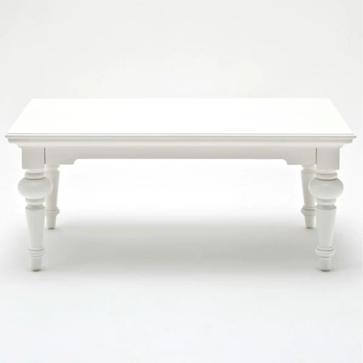 PROVENCE MAHOGANY COFFEE TABLE - WHITE*