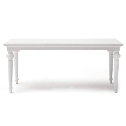 PROVENCE MAHOGANY DINING TABLE 240CM - WHITE