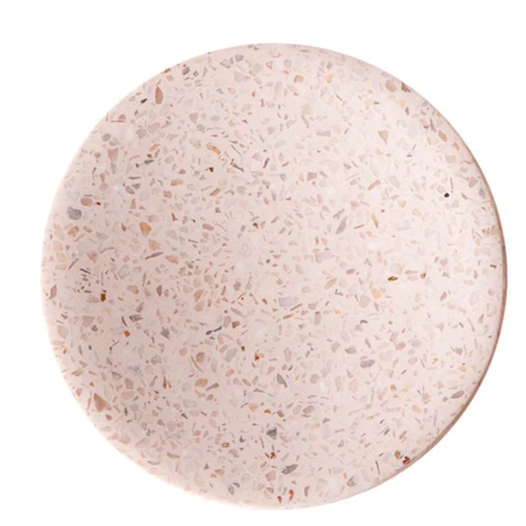 ALI LARGE TERRAZZO DIMPLE TRAY - ROSE