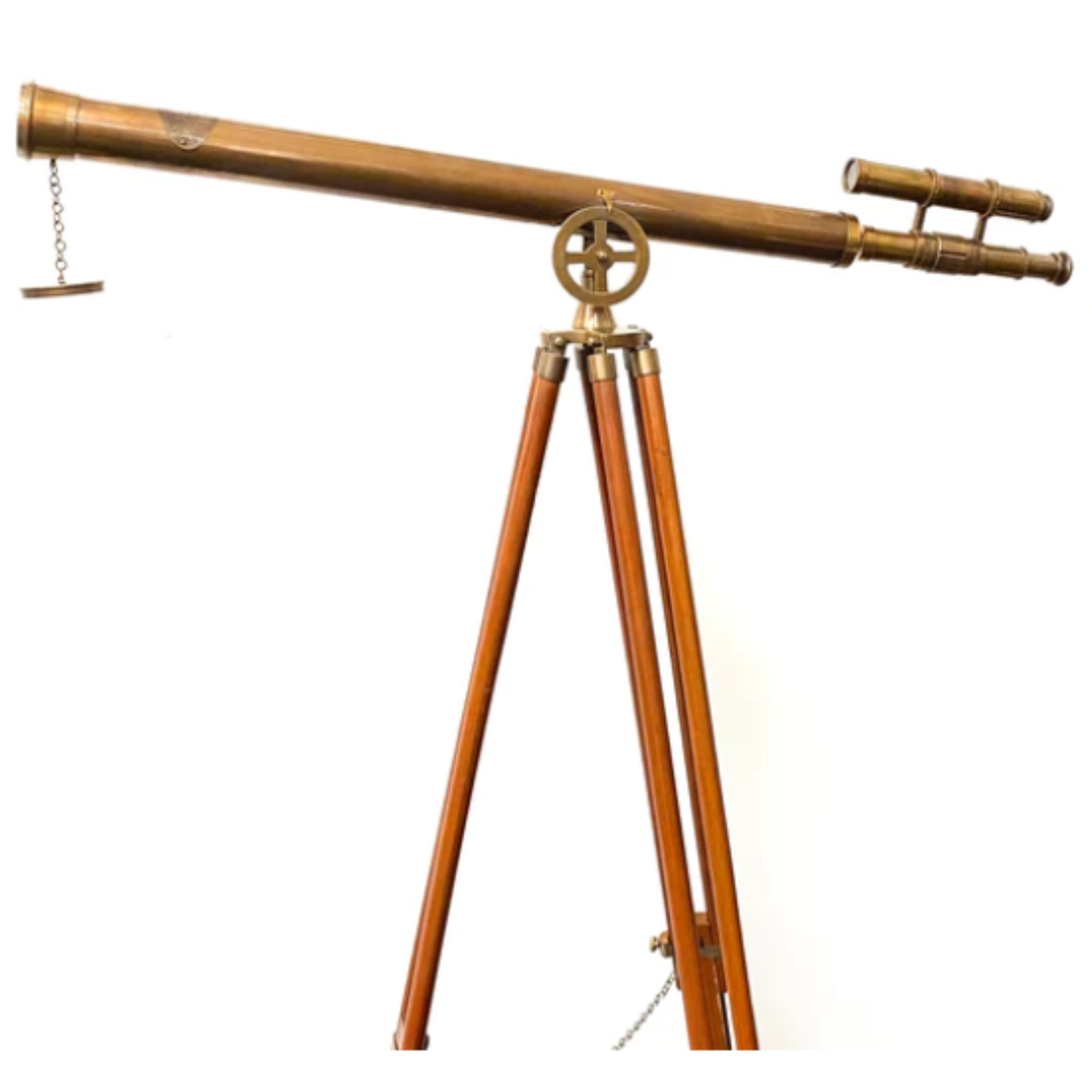 TELESCOPE DOUBLE BARREL ON TRIPOD STAND