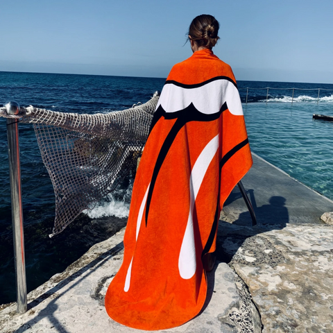 SHAPED BEACH TOWEL - ROLLING STONES