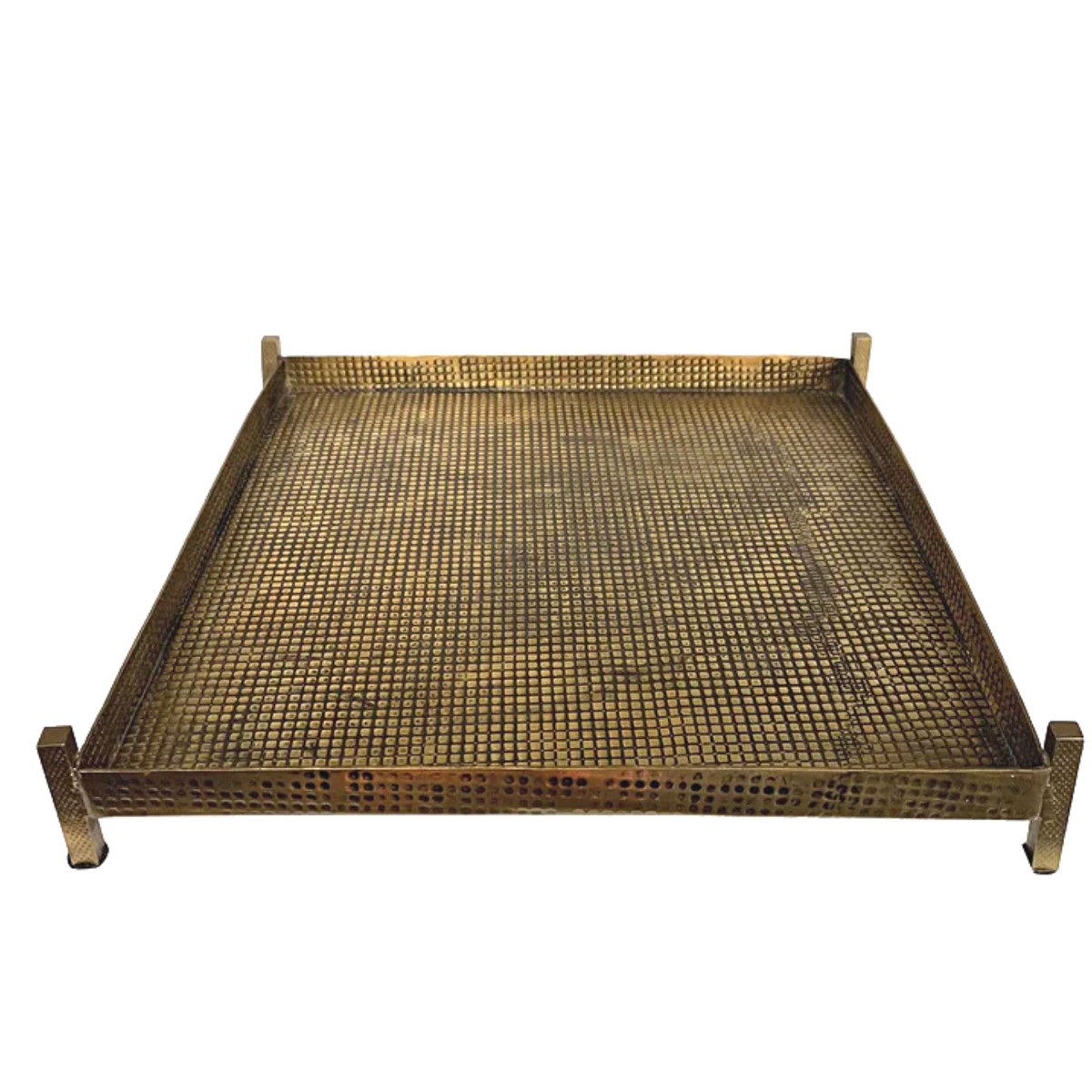 SQUARE TRAY WITH LEGS - LARGE