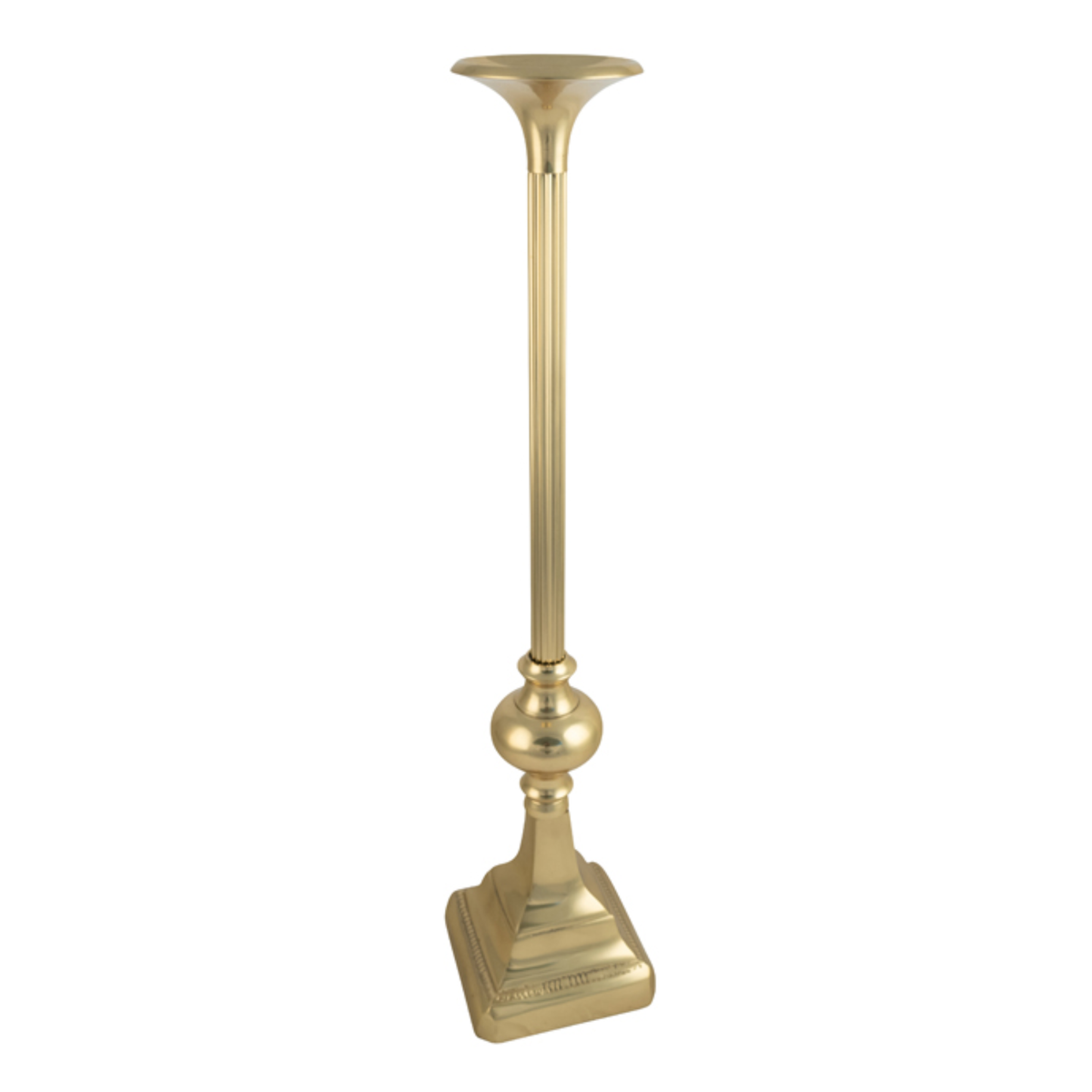 MONSIEUR CAST METAL PILLAR HOLDER GOLD - LARGE