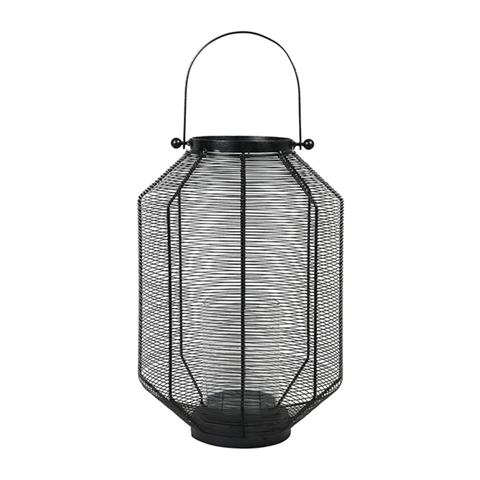 LOOM BLACK WIRE LANTERN HANDLED - LARGE