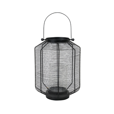 LOOM BLACK WIRE LANTERN HANDLED - SMALL