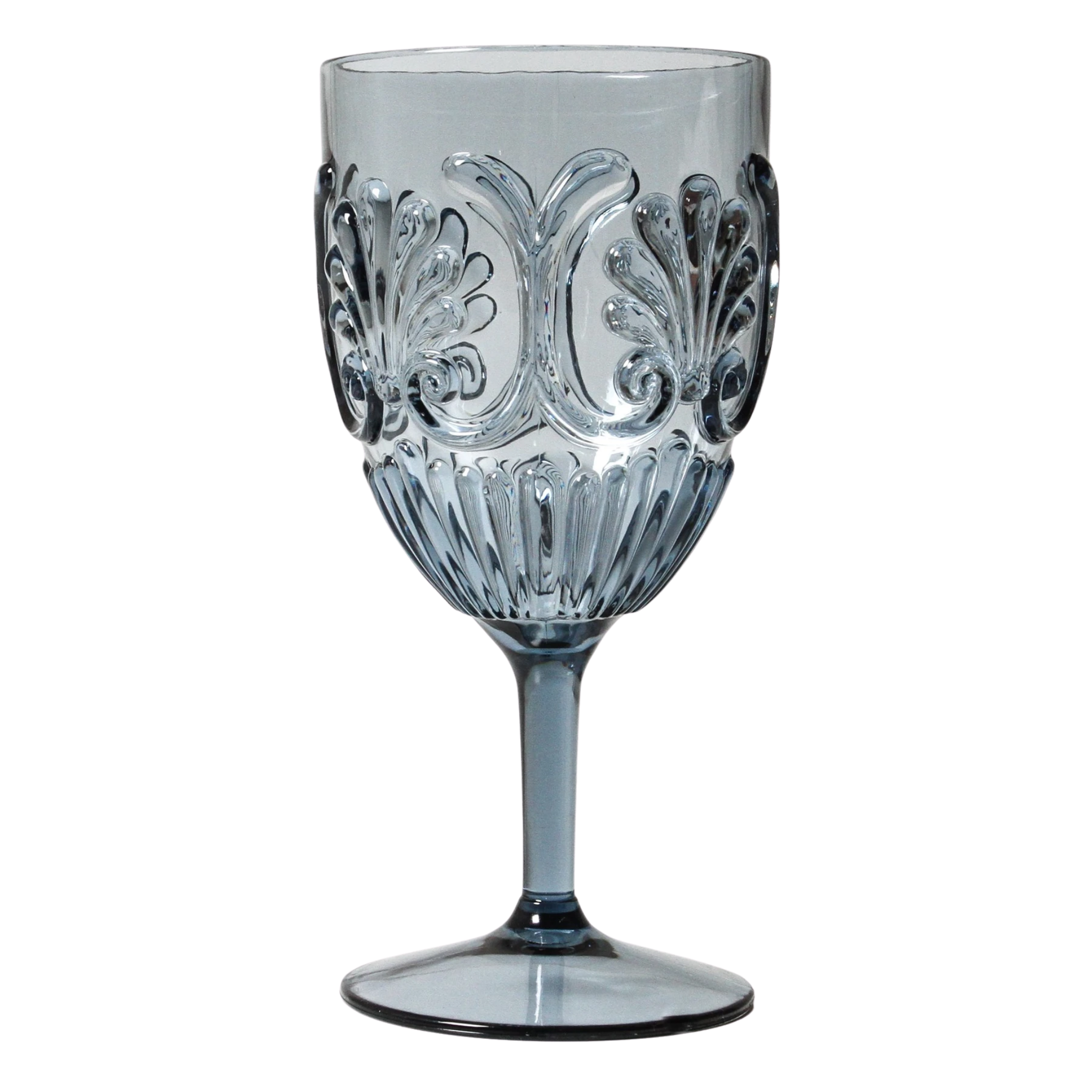 WINE GLASS ACRYLIC DEEP BLUE / STYLISH & STURDY