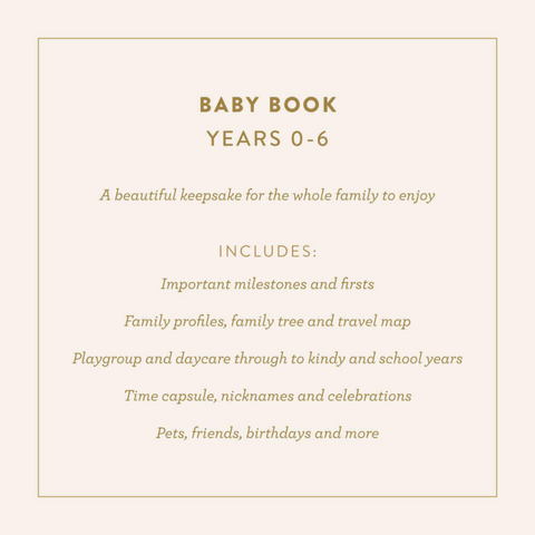 BABY BOOK BOXED - GREY