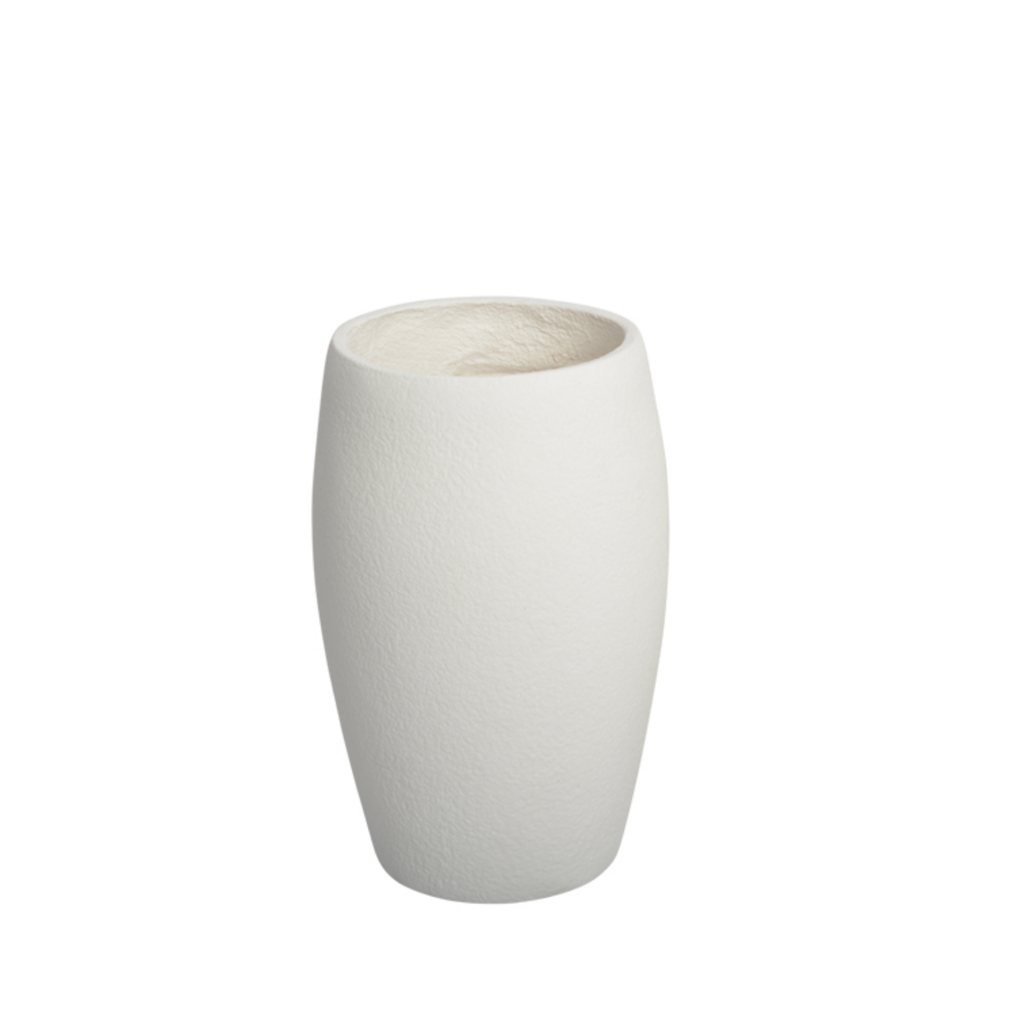 LIGHTWEIGHT PLANTER POT WHITE - 42CM