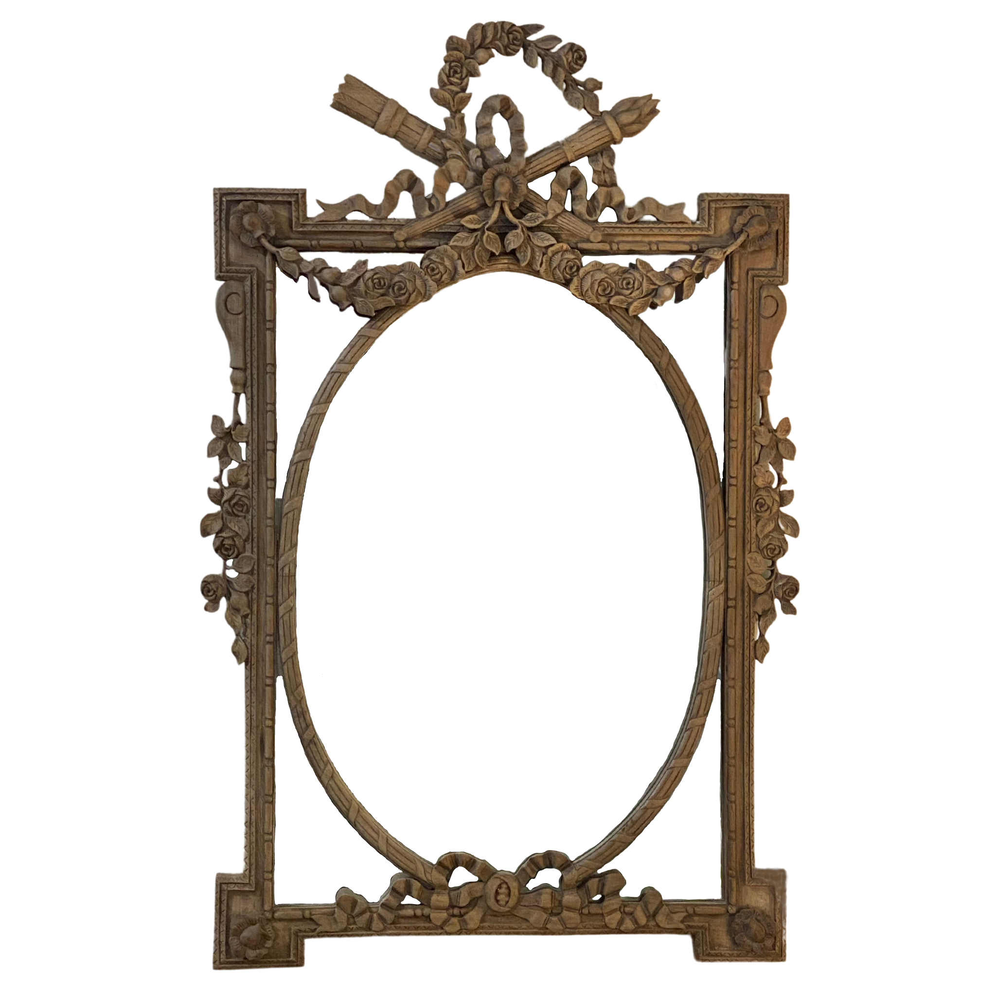 PROVENCE ORNATE HAND CARVED WALL MIRROR