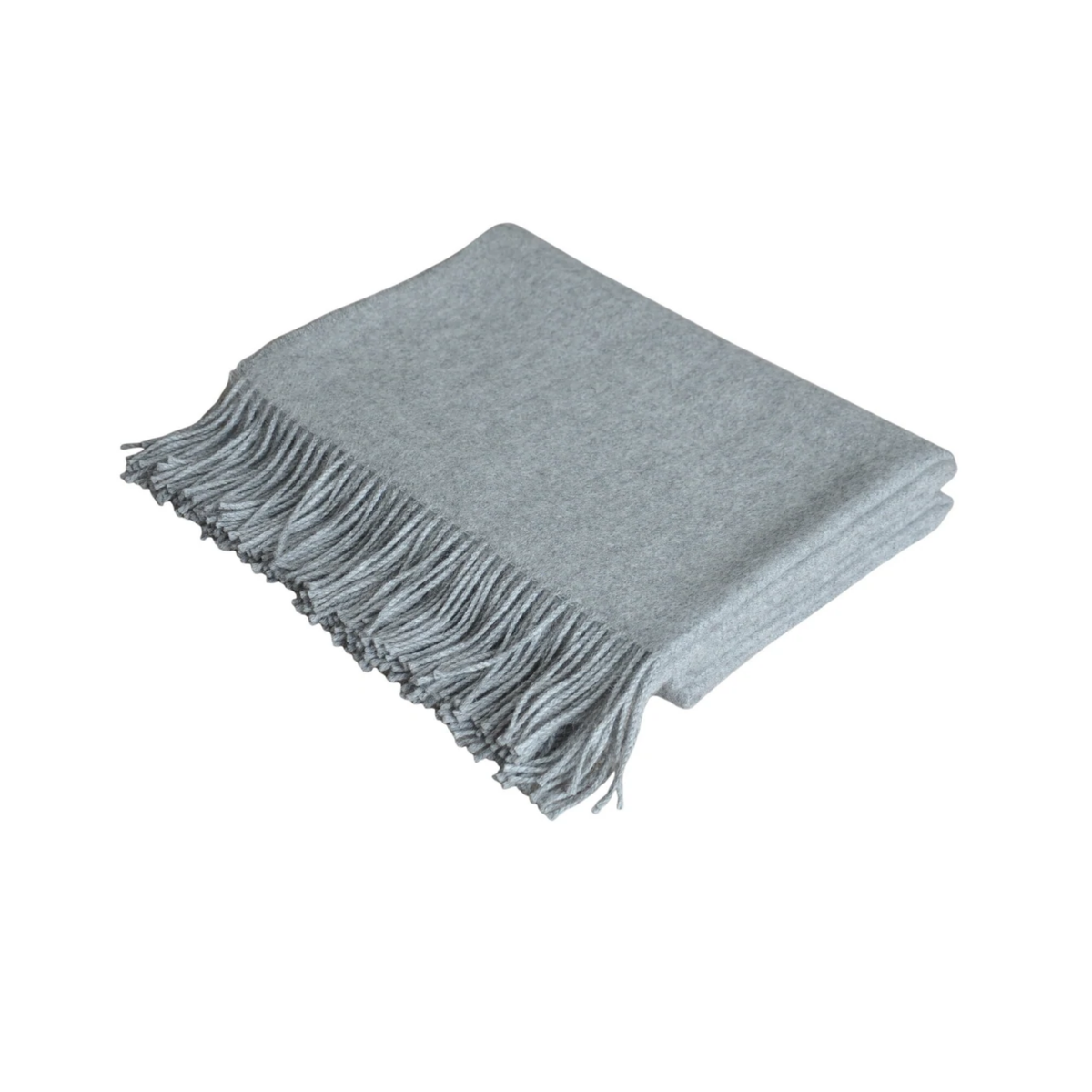 ALPACA THROW - LIGHT GREY