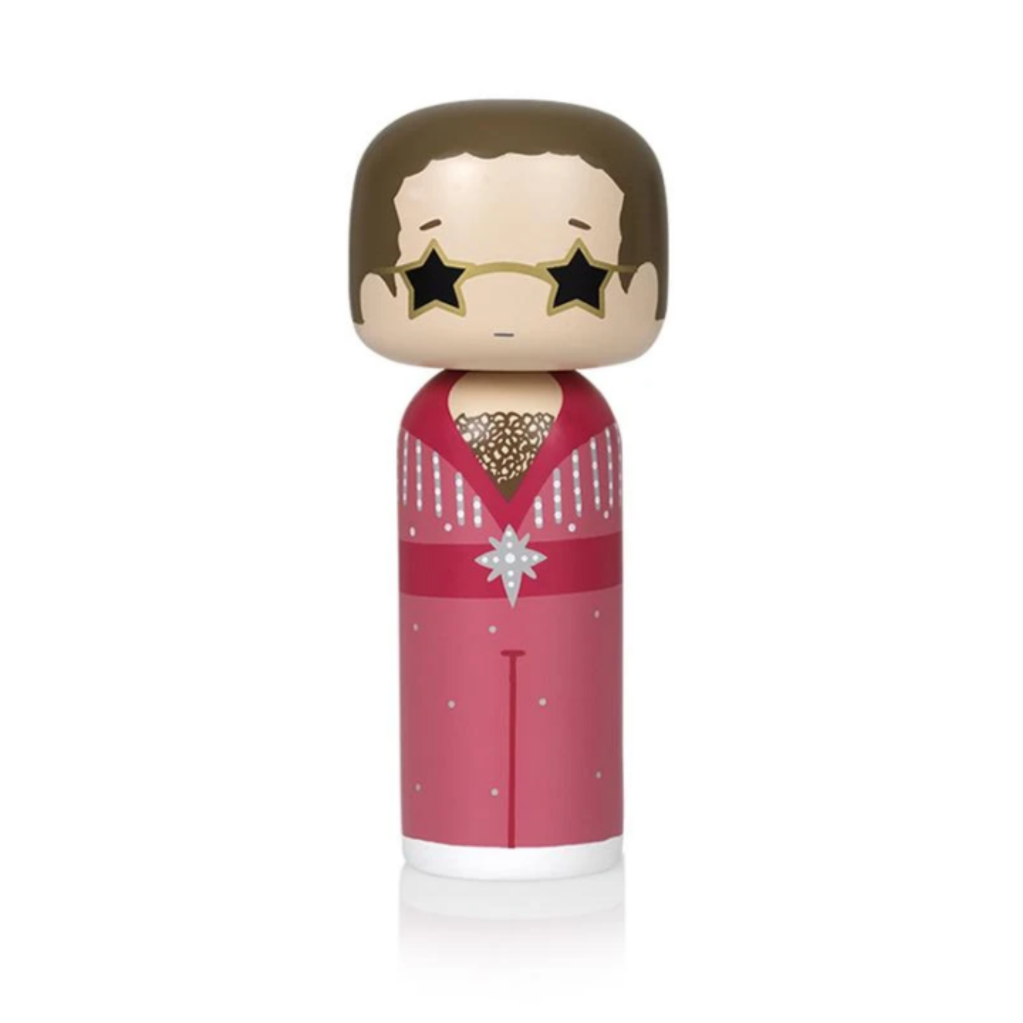 LUCIE KAAS DENMARK KOKESHI DOLL - ELTON IN PINK
