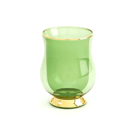 DOUBLE WALLED GLASSES (SET 2) - GREEN