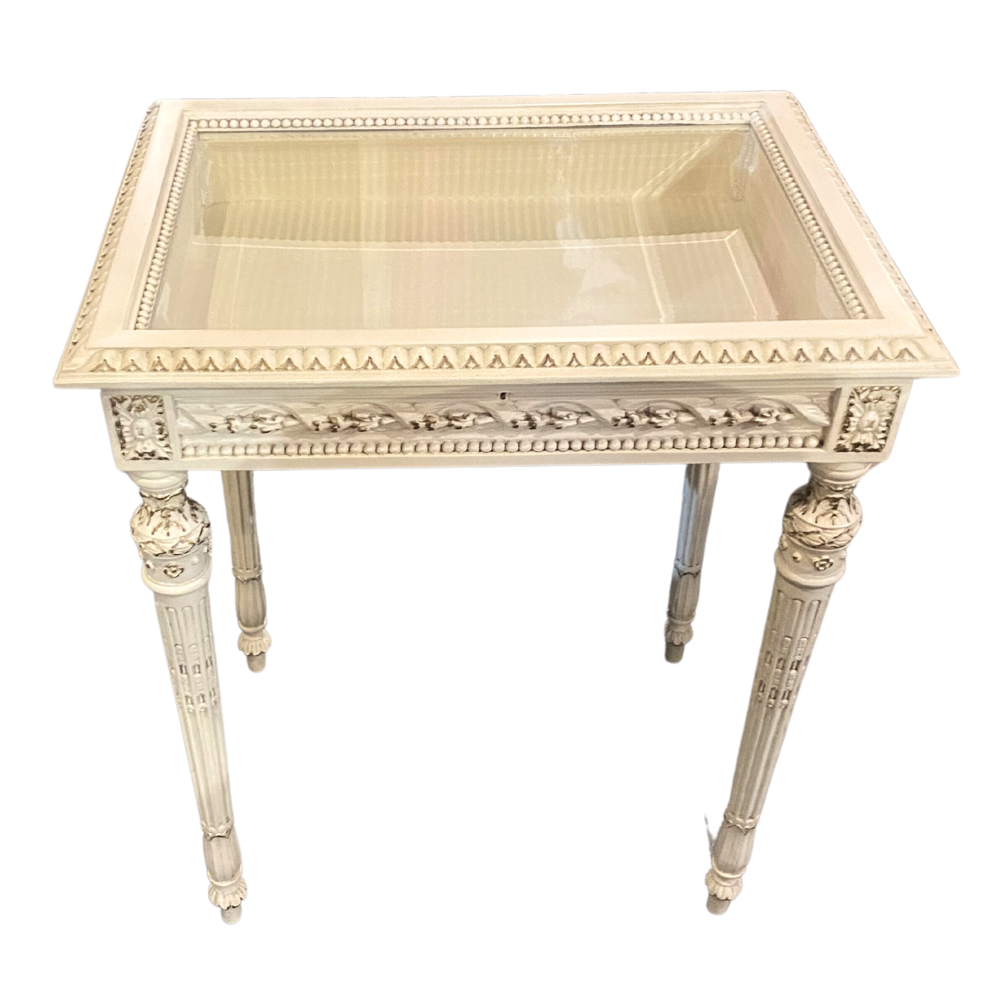 FRENCH STYLE DIRECTOIRE BIJOUTERIE VITRINE TABLE 2
