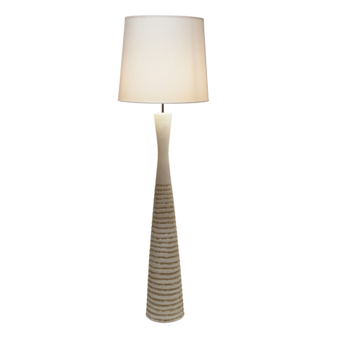 FLOOR LAMP LUXE RESORT STYLE - WHITE