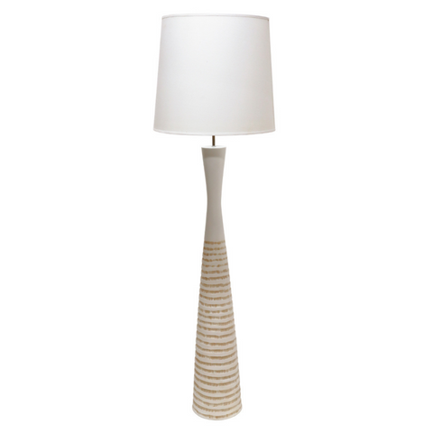 FLOOR LAMP LUXE RESORT STYLE - WHITE